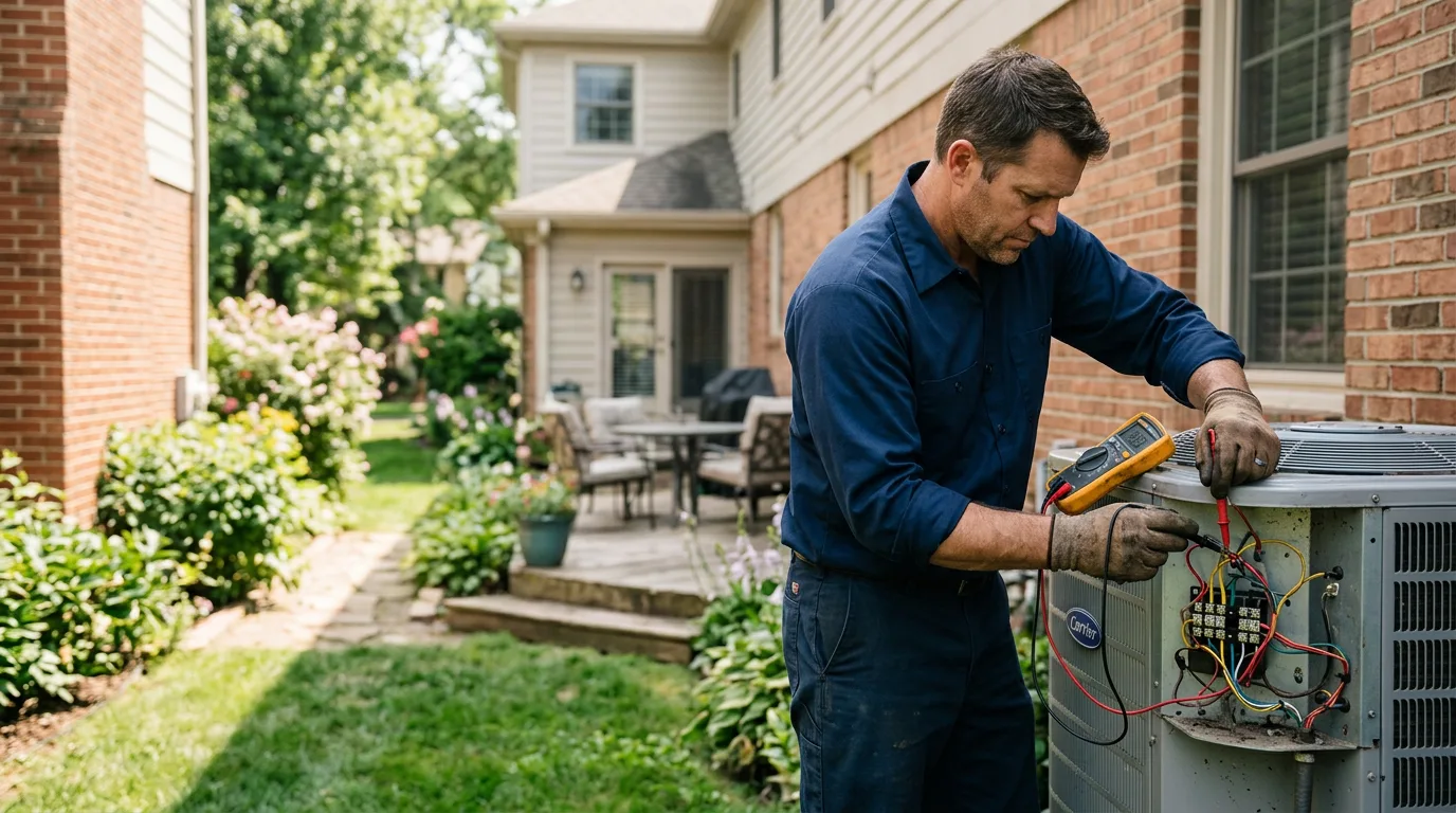 HVAC technician working near Means, KY